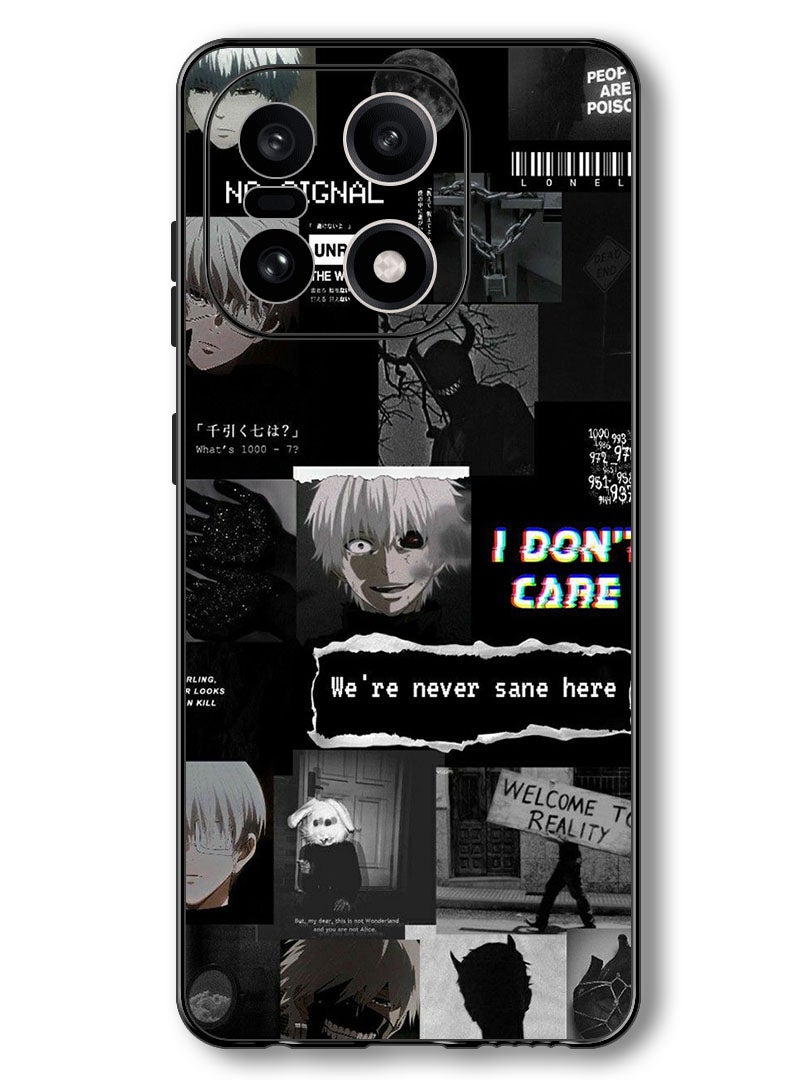 Theodor Case Compatible with OnePlus 15 6.78 Inch Protection Shockproof Bumper Cover We're Never Sane Here - Image 1